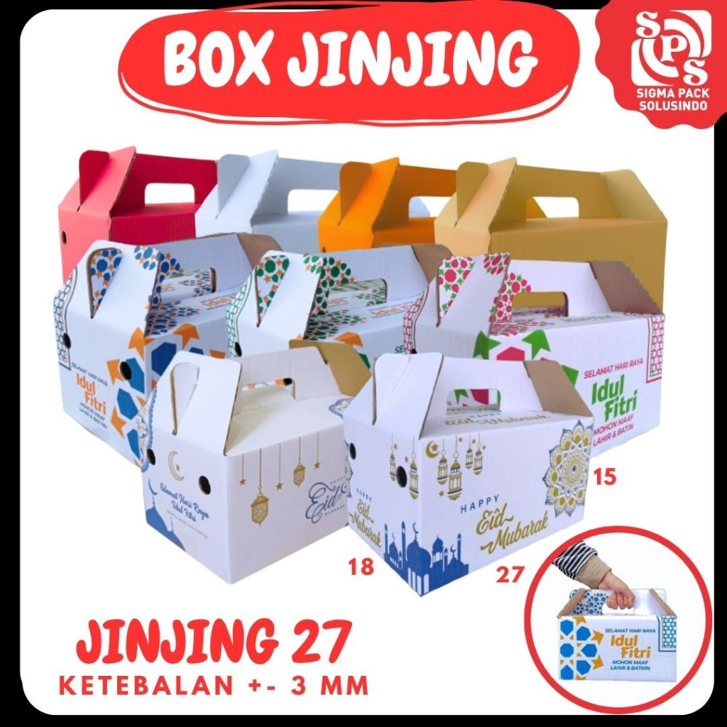 

Kardus Jinjing 27x18x15 Dus Parcel Packing/ Box Parcel / Box Lebaran/Dus Parsel Ied idul Fitri/Paket Sembako/Bingkisan sembako/hampers/eid mubarak