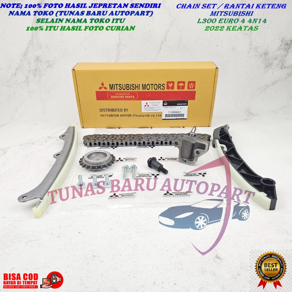 TIMING CHAIN SET RANTAI KETENG SET MITSUBISHI L300 DIESEL EURO 4 EURO4 MESIN 4N14