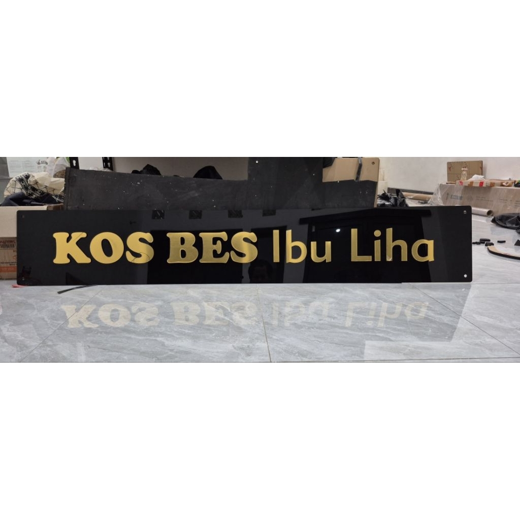 

Sign Board Akrilik Papan Nama Usaha Kantor uk 180x30cm Custom