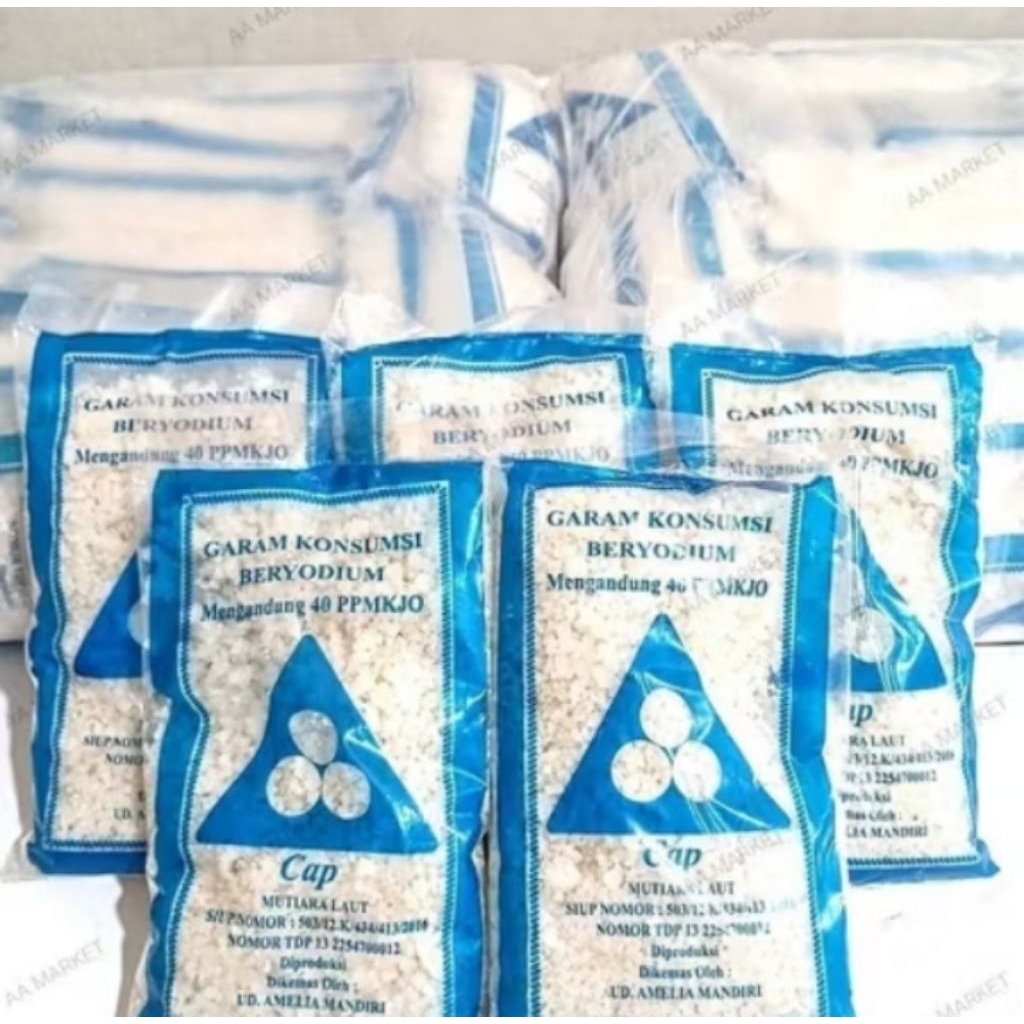 

1 Ball Garam Kasar Beryodium Mutiara Laut 200g