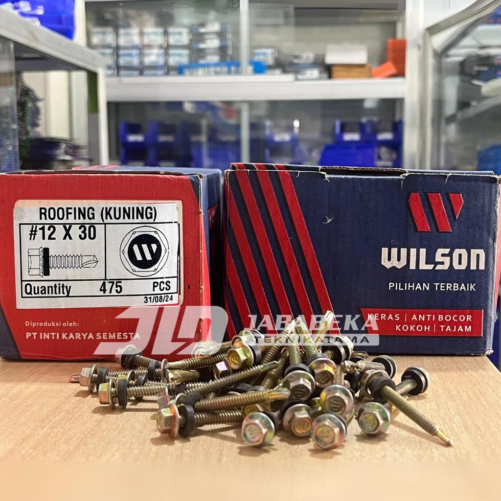 Sekrup Roofing HEX / SDS #12X30 Sekrup Atap Baja Ringan 12x30 (3 cm)