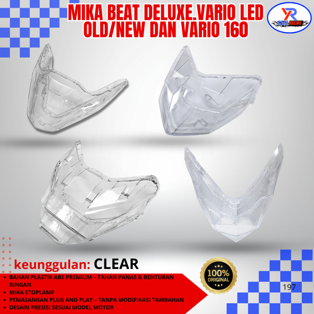 mica stoplamp vario led old 125 mika stoplamp vario led new mika klear mika beat delux mika vario160