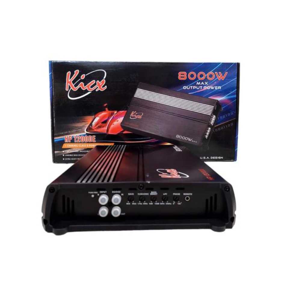 Monoblock Kicx HP 1200 DE - Power Monoblock Amplifier Class D