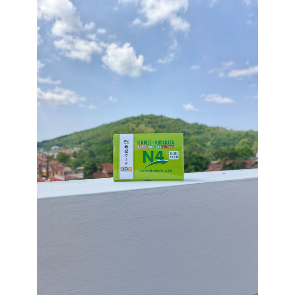 flash card kanji N4 praktis 501 kanji
