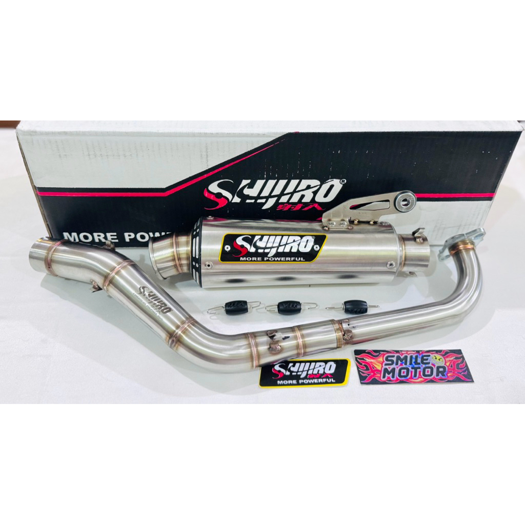 KNALPOT RACING SHIJIRO M3 AEROX OLD LEXI INLET 45