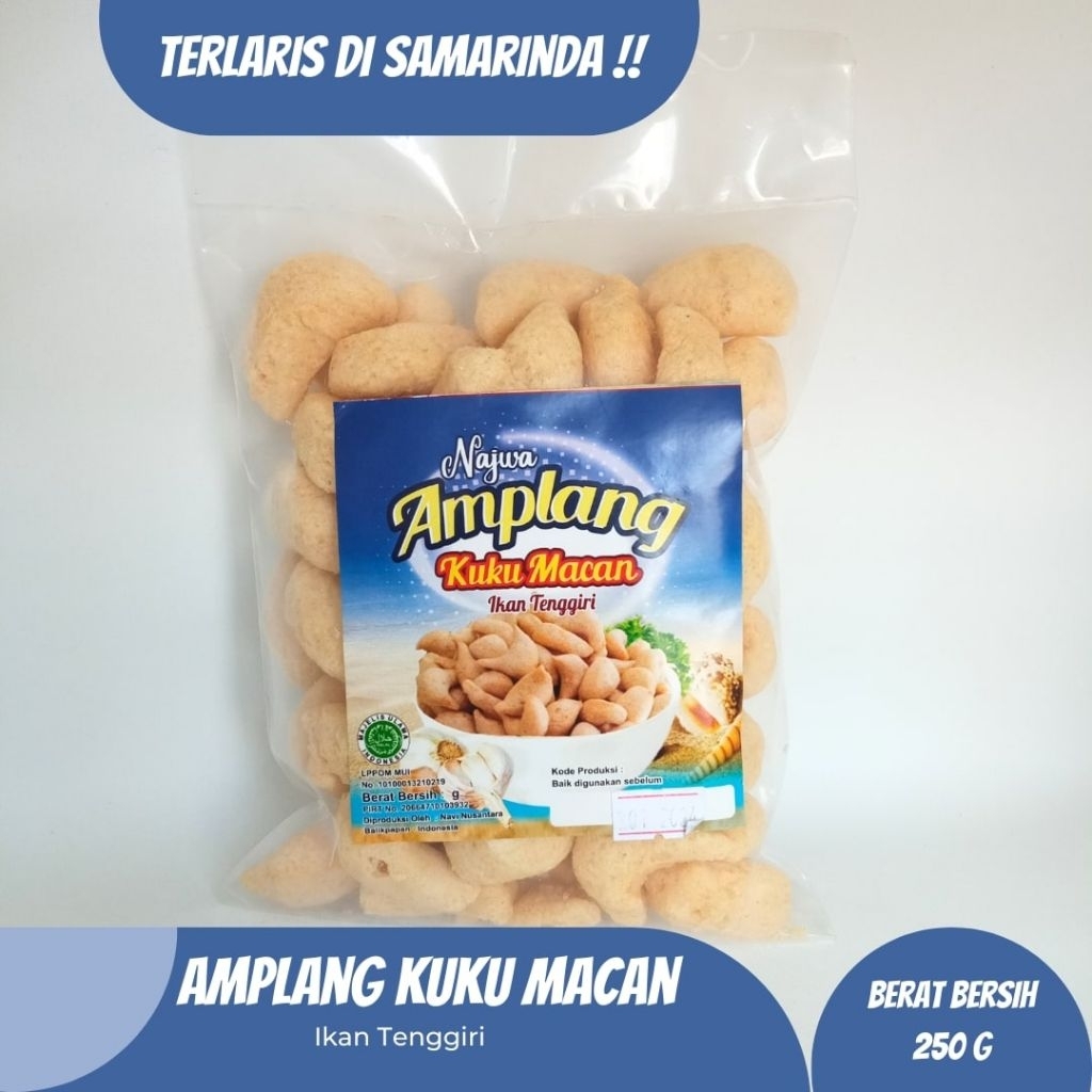 

Amplang Kuku Macan Ikan Tenggiri 250gr - Oleh Oleh Khas Kalimantan Timur