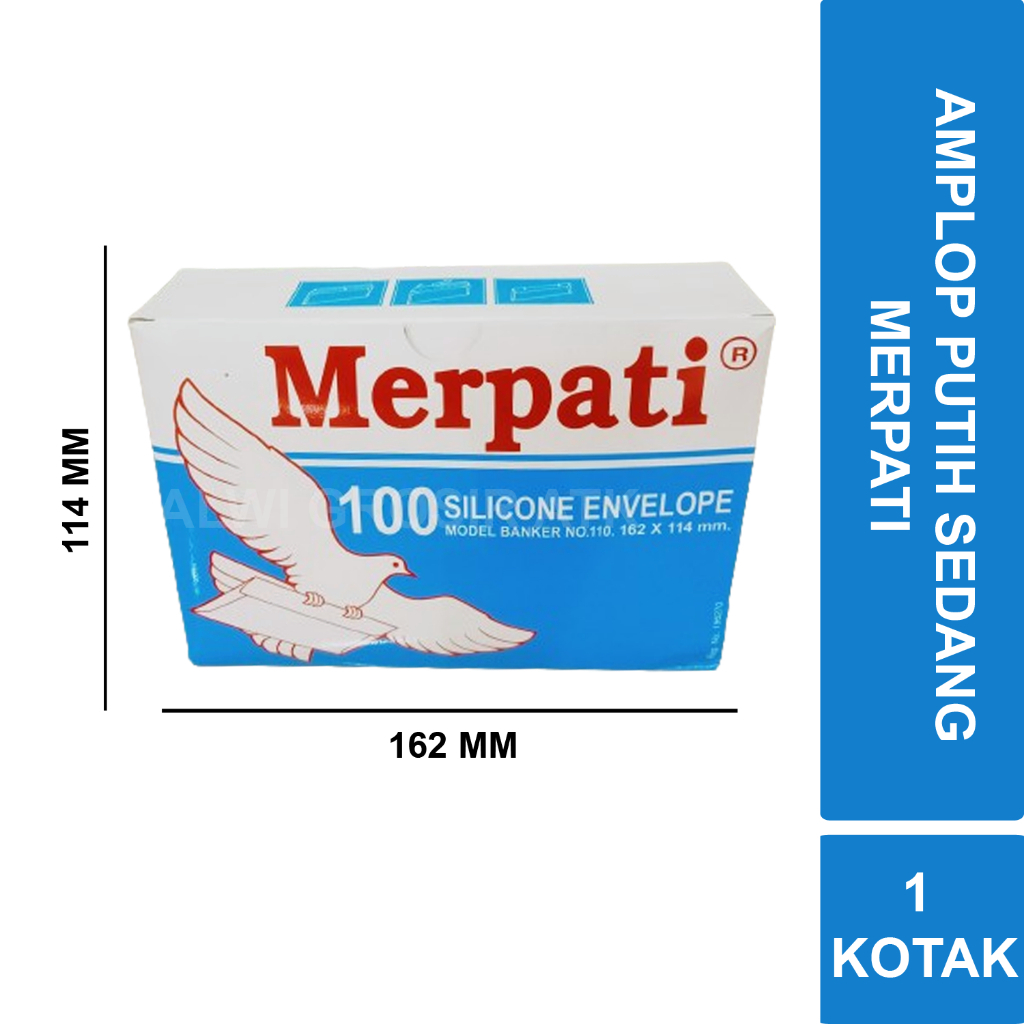 

AMPLOP PUTIH MERPATI 110 | 162x114mm