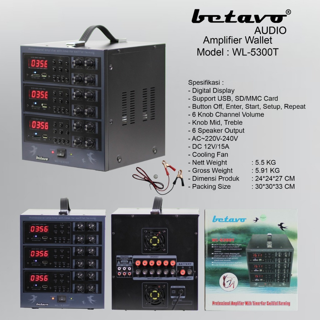 Amplifier Karaoke WALET BETAVO WL 5300T