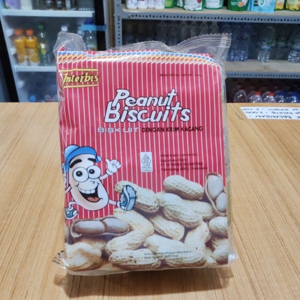 

Biskuit kacang l peanut biscuits interbis 165gr