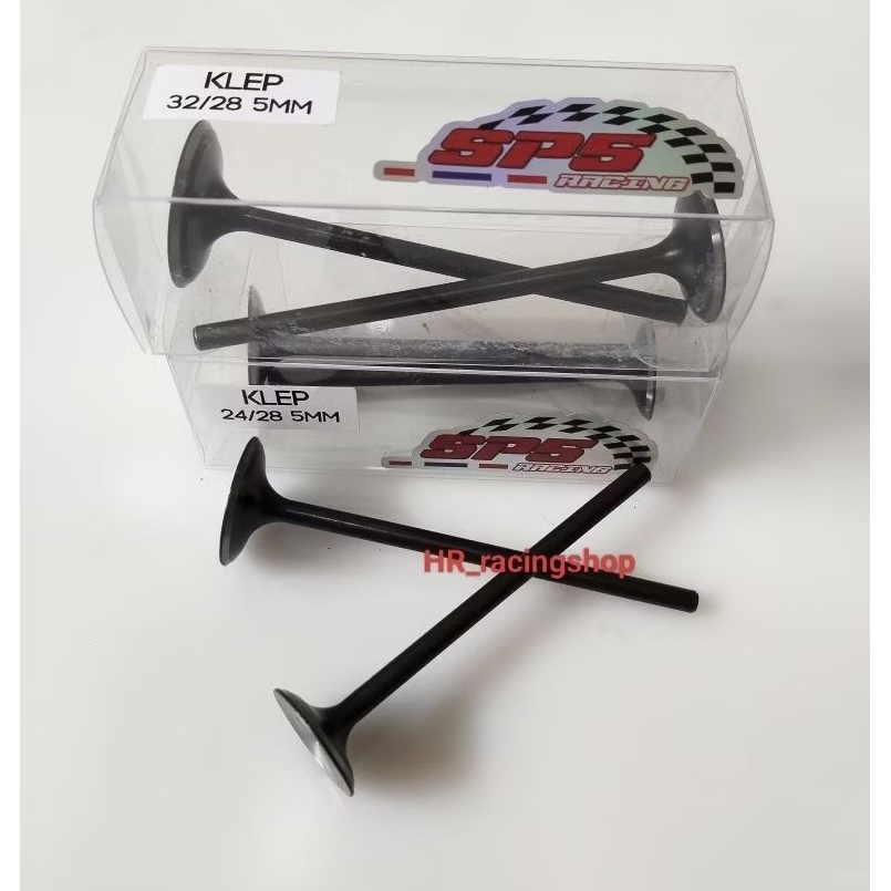 payung klep SP5 MENTAH batang 5mm ukuran 24/28  25/30  26/31  29/34  28/32