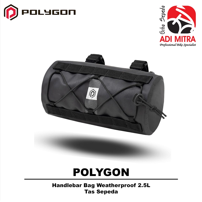 Polygon Handlebar Bag Weatherproof 2.5 L Tas Sepeda MTB / Roadbike
