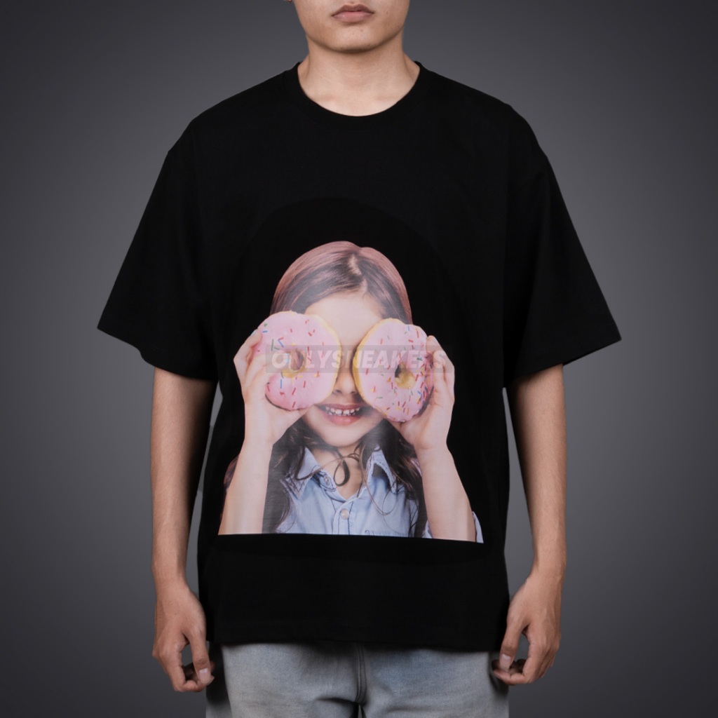 ADLV DONUT GIRL BLACK TEE