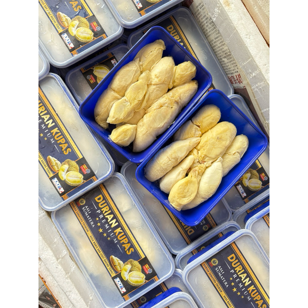 

‼️READY‼️DURIAN KUPAS PREMIUM BLUE BOX 500GR