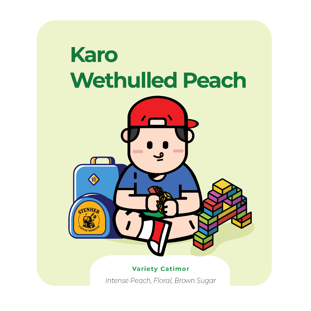 

Stenher Coffee Roaster - Karo Wethulled Peach - Fillter Coffee