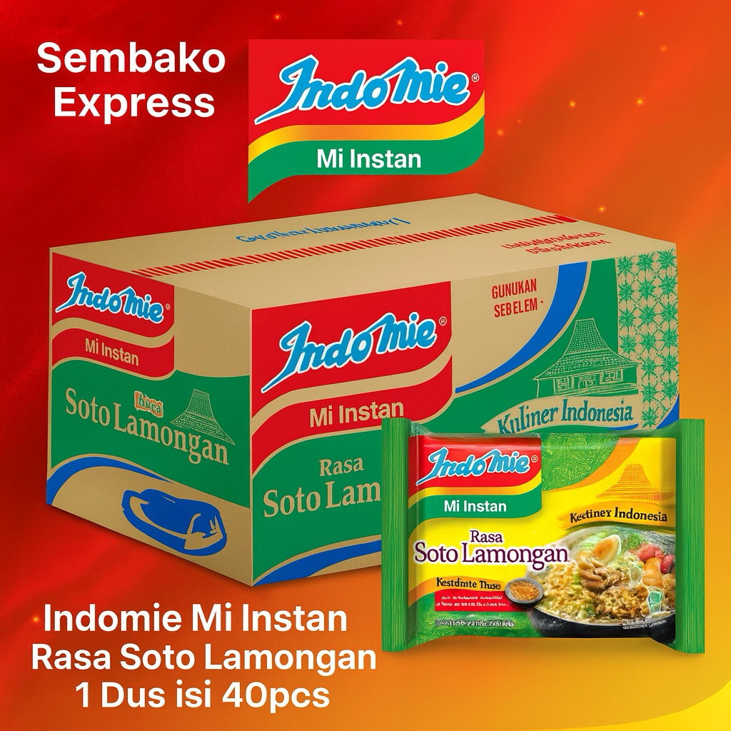 

Indomie Mi Instan Rasa Soto Lamongan 1 Dus – Khas Jawa Timur Autentik