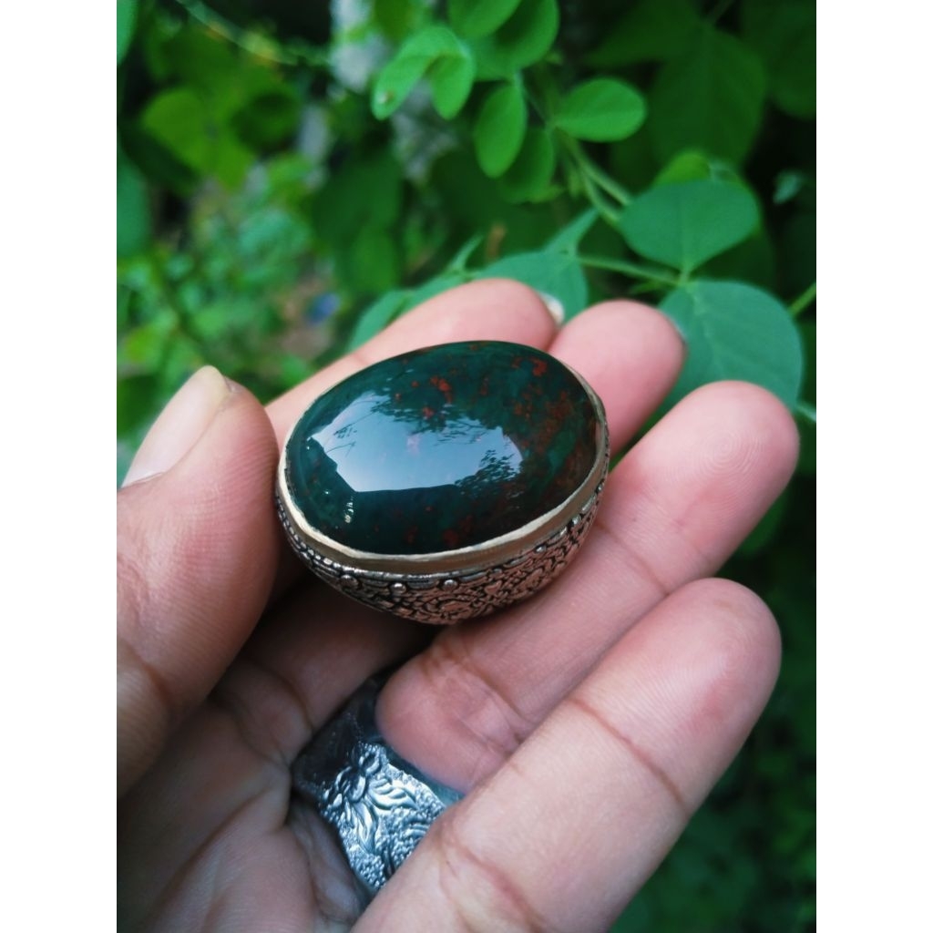 BATU AKIK NOGOSUI BLOODSTONE