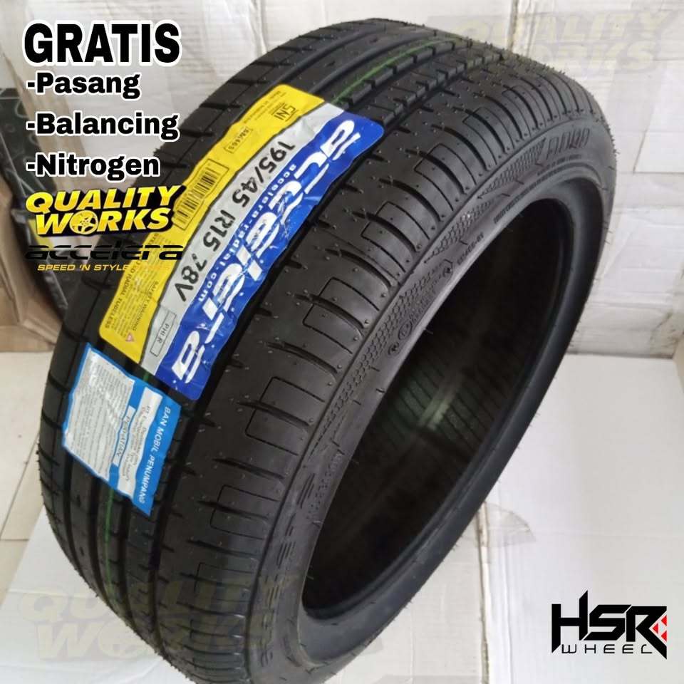 BAN MOBIL 195 45 R15 ACCELERA PHI-R - BAN RING 15 UKURAN 195/45 R15 TUBLLES