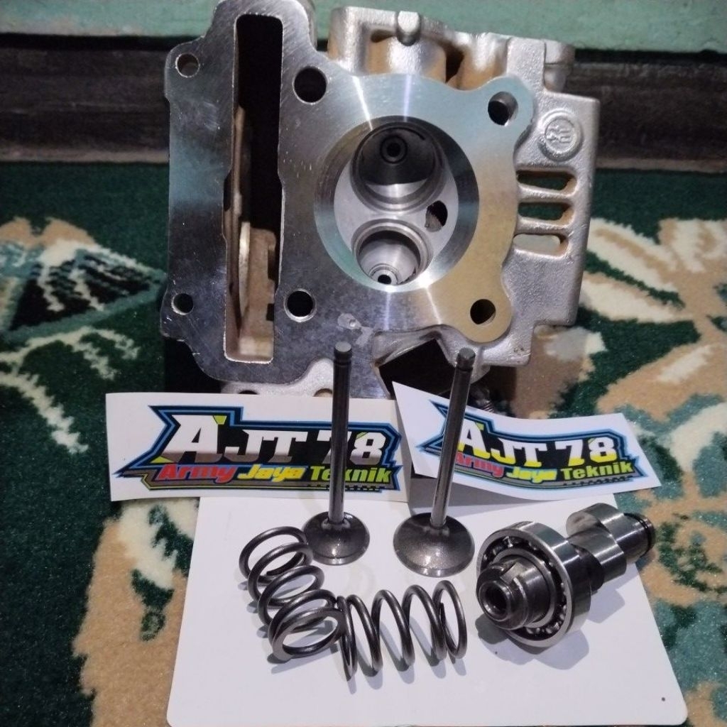 HEAD KOP VEGA ZR, JUPITER ROBOT, SUDAH DI SUDUT KLEP 28/24 FULL ISI