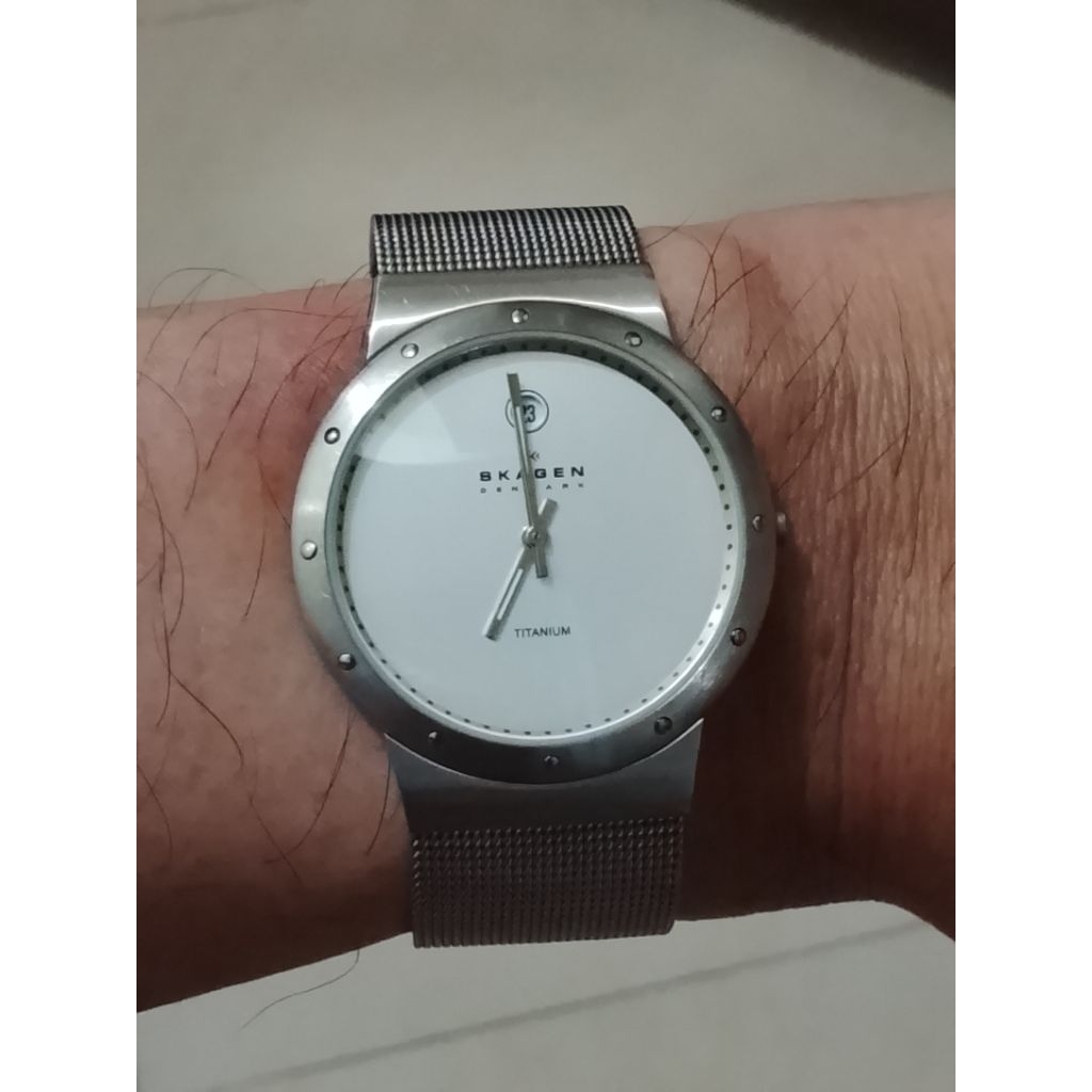 jam tangan skagen vintage titanium