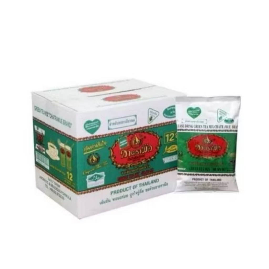 

Chatramue Green Tea Dus 12 x 200 gr bersertifikat Halal