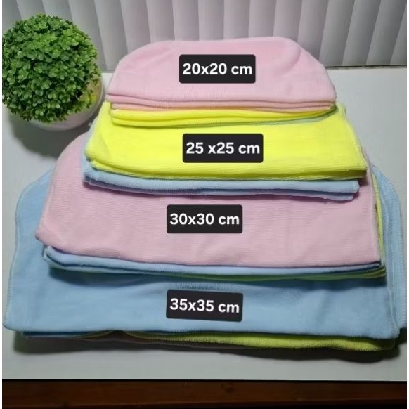 MINDIL PEMBALUT KAIN CUCI ULANG SIZE 30x30Cm/ HANDUK SAPU TANGAN