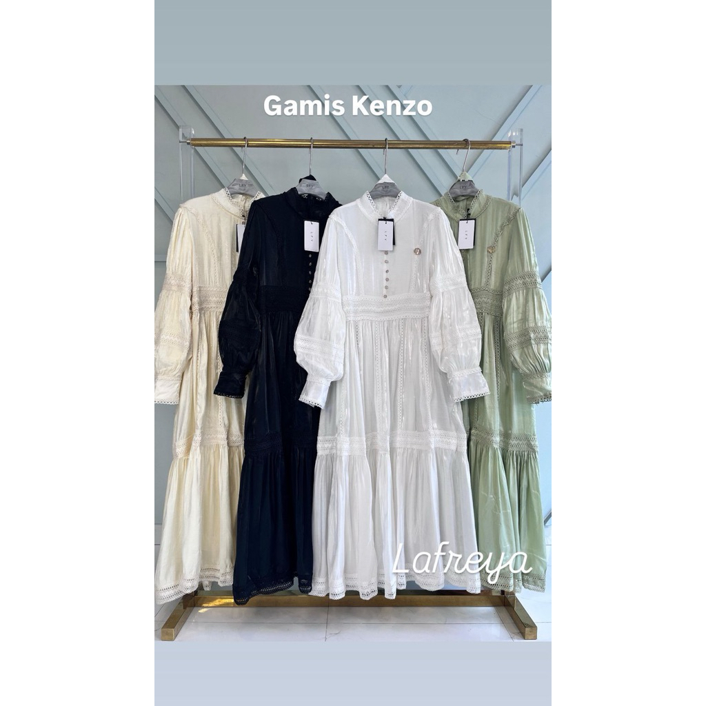 LFY Gamis Kenzo BKK by Lafreya Dress Muslim Original 100%Barang Brand New 100%