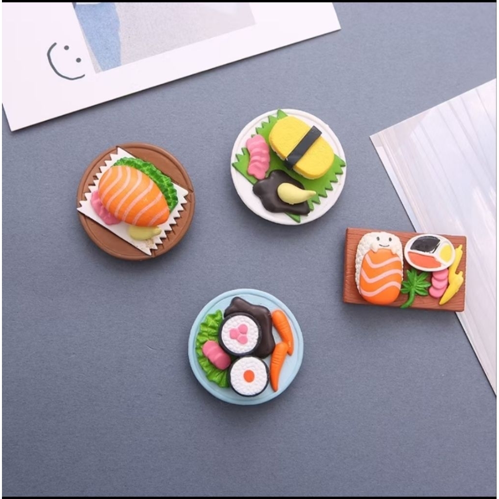 Gantungan Kunci Makanan / Keychain Sushi Lucu dan Unik / Gantungan Kunci