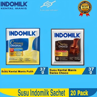 Susu Indomilk Sachet 1 Dus/Karton Isi 20pack/120 Sachet