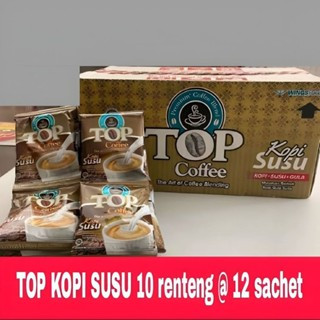 

TOP Kopi Susu Kental Manis 30g 1 Dus/Karton Isi 120 Sachet