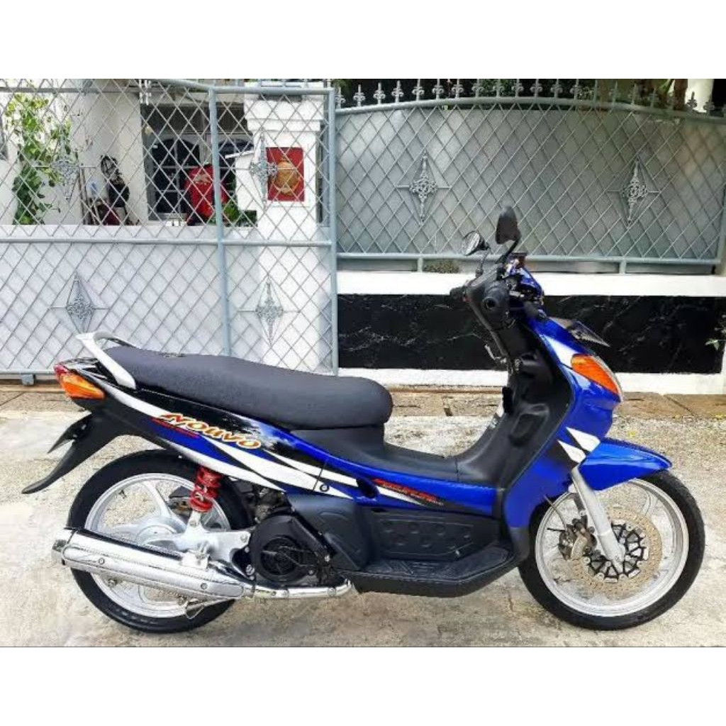 Striping Lis Sticker Standar Ori Yamaha Nouvo 2002 Biru Sticker Nouvo lele 2002 Biru Striping Nouvo 