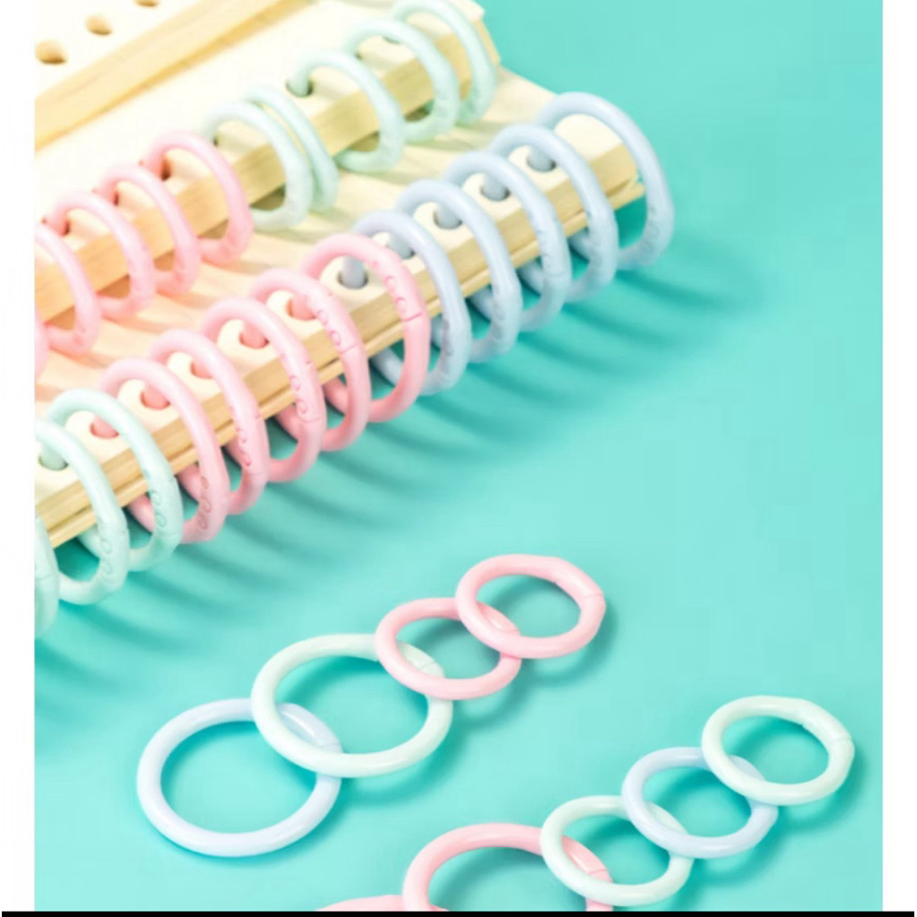 

Ring Binder / Loose-Leaf Notebook Ring Plastik Pastel Flexibel TA86X