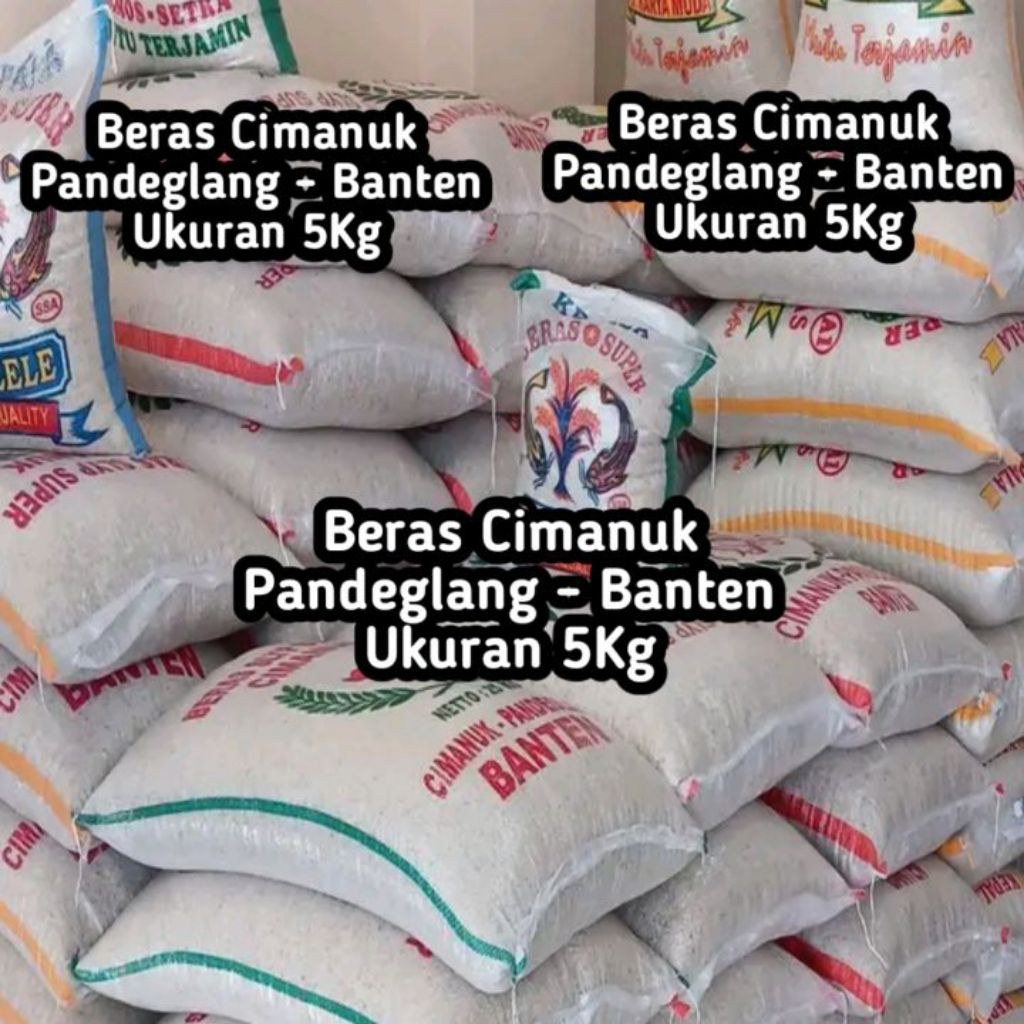 

beras cap Cimanuk Pandeglang 5kg.