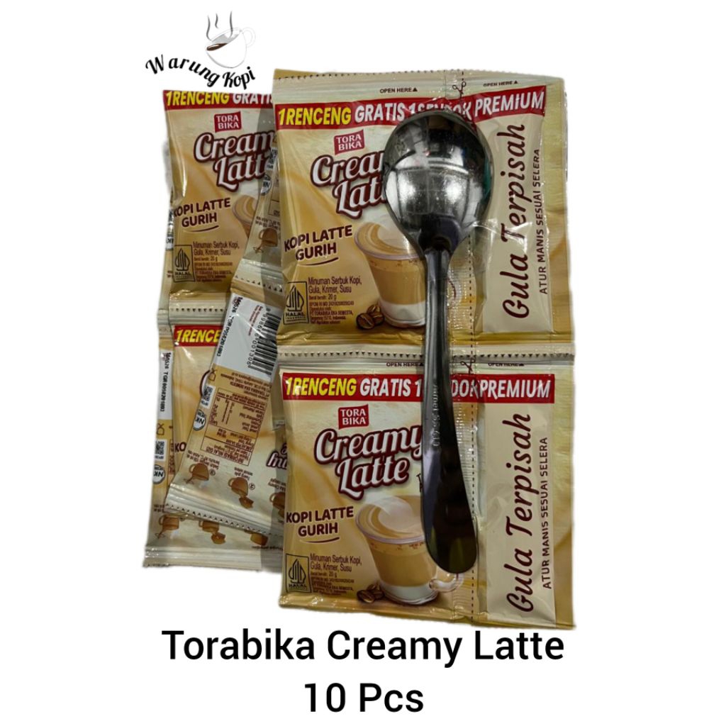 

kopi Creamy Latte ( Free Sendok)