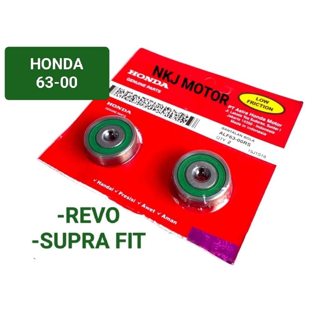 BEARING LAHAR BANTALAN RODA 6300 HONDA MOTOR SUPRA FIT REVO ALF63 00RS