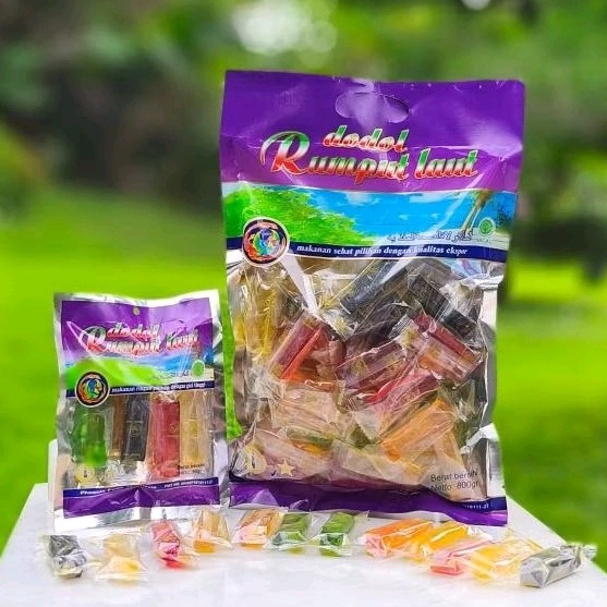 

Lariz Dodol Rumput Laut Khas Lombok 9g Kinjo Jelly Candy
