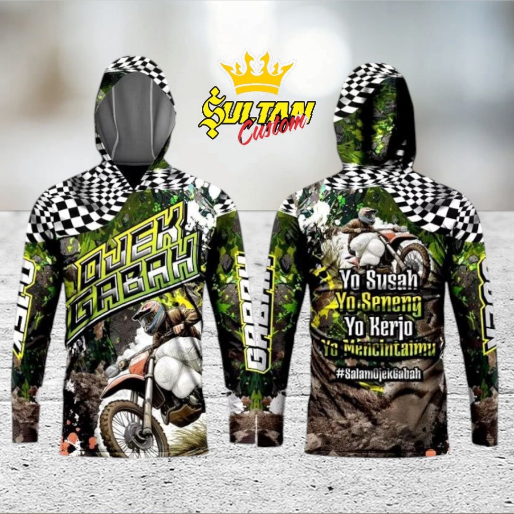 Jersey Ojek Gabah Kaos Baju Racing Komunitas Ojek Pengangkut Gabah Terbaru