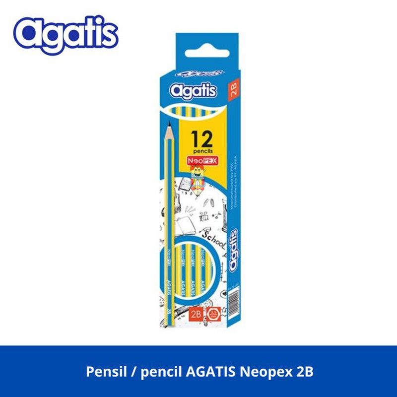 

Pensil Kayu Pencil 2B Agatis Neopex NH-2B-1201 ( 12 Pcs )