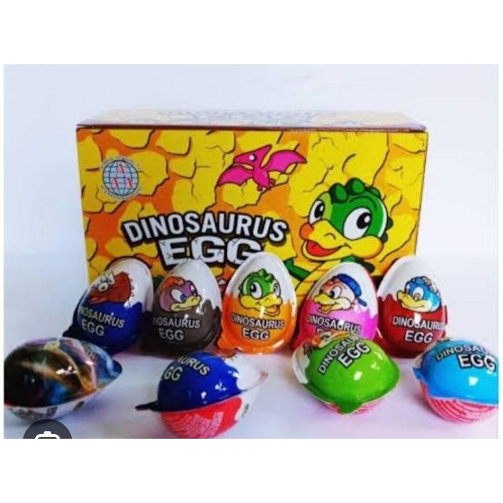 Dinosaurus egg (coklat + mainan)*✓1 box isi 30 pcs