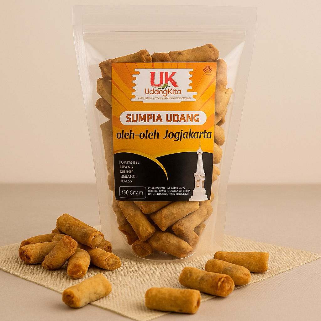 

Sumpia Udang Standing Pouch 430gram