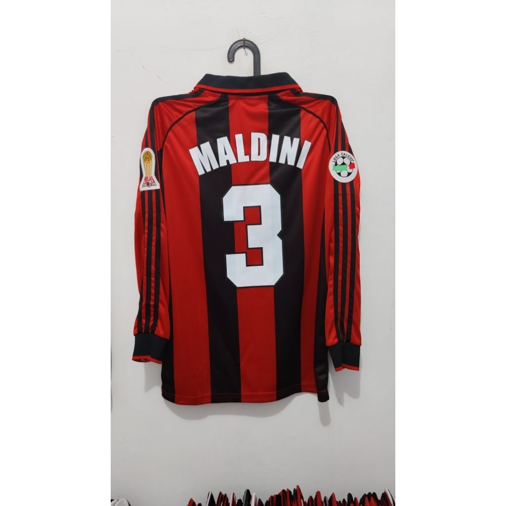 jersey retro Milan Maldini size XL