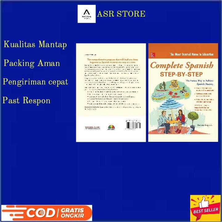 

Buku belajar spanyol Complete Spanish Step-By-Step: The Most Trusted Name In Education