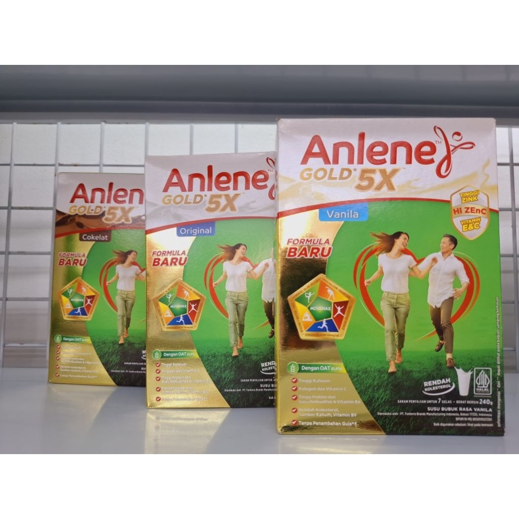 

BACA DEKRIPSI PRODUK!!SUSU ANLENE GOLD 240gr SUSU DEWASA/SUSU MURAH/RASA VANILA/RASA COKLAT/RASA ORIGINAL