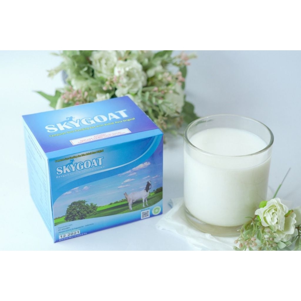 

Susu kambing skygoat 200gr isi 10 sachet rasa Original BPOM