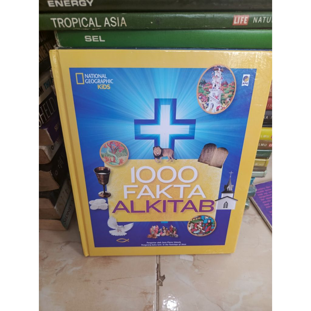 Buku 1000 fakta Alkitab National Geographic kids hardcover original