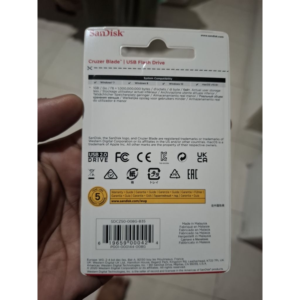 FLASHDISK SANDISK CRUZER BLADE