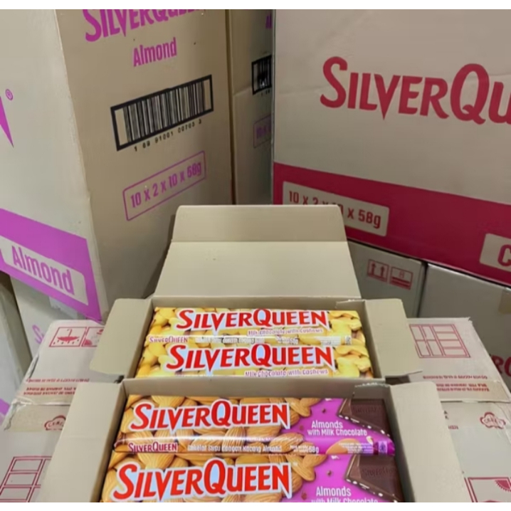 

Coklat Silverqueen 55gr Murah Promo Mede dan Almond / Coklat Silverqueen