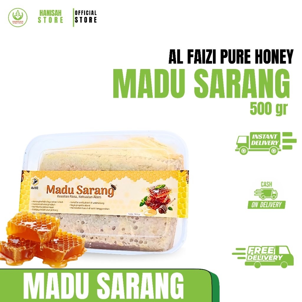 

MADU SARANG ASLI AL FAIZI PURE HONEY 500 gr • hanisahstore