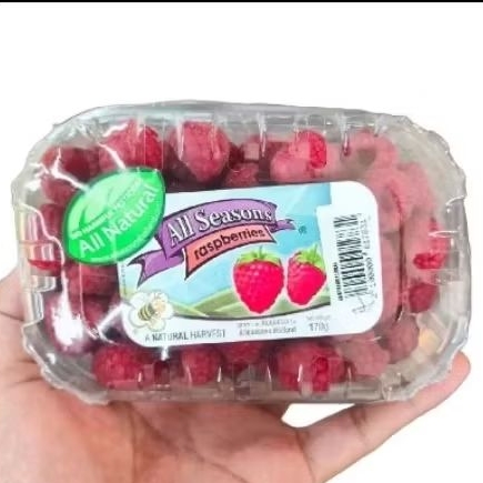 

buah raspberry allseason super fresh 170gram