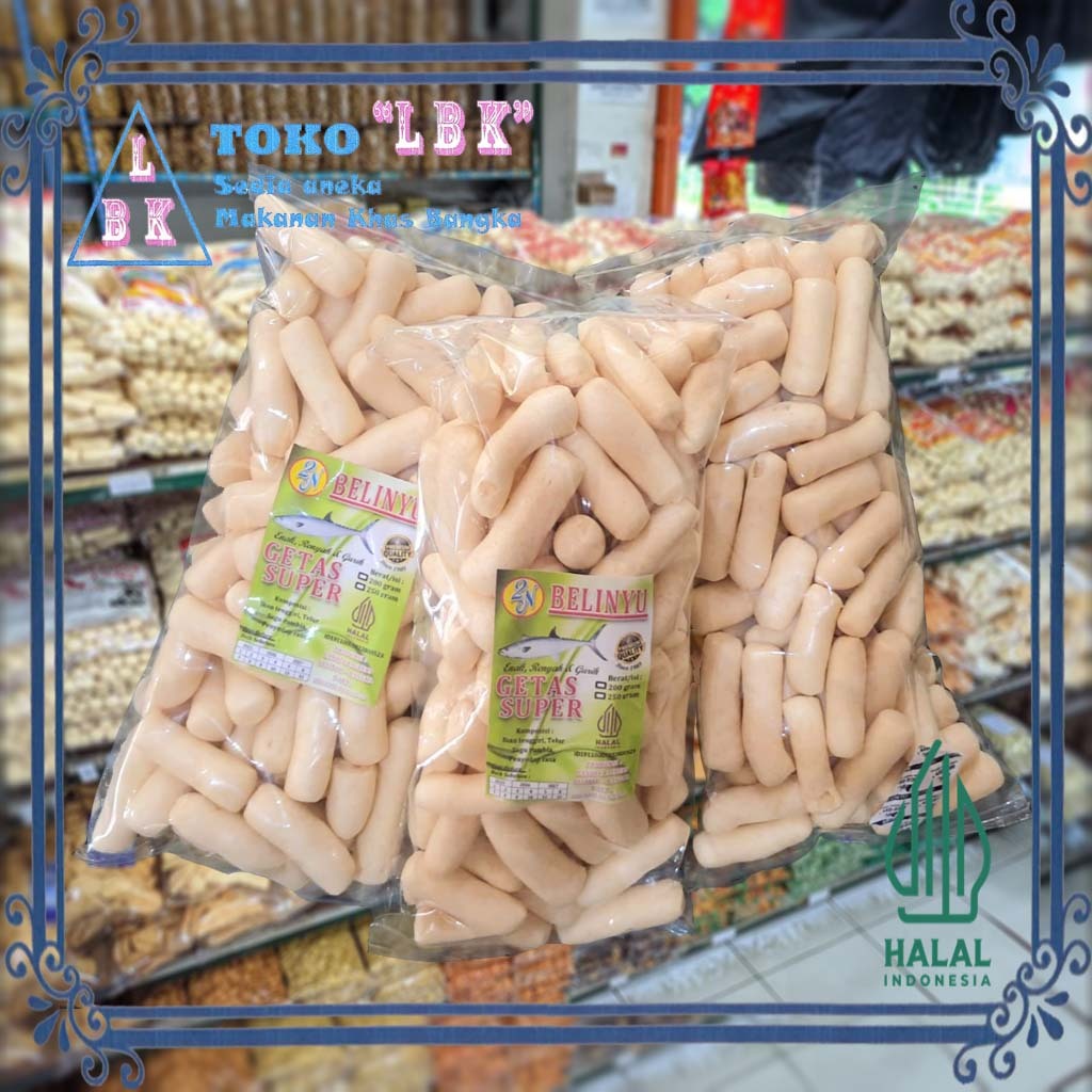 

Getas / Keretek Super Ikan Tenggiri 2N Renyah Belinyu