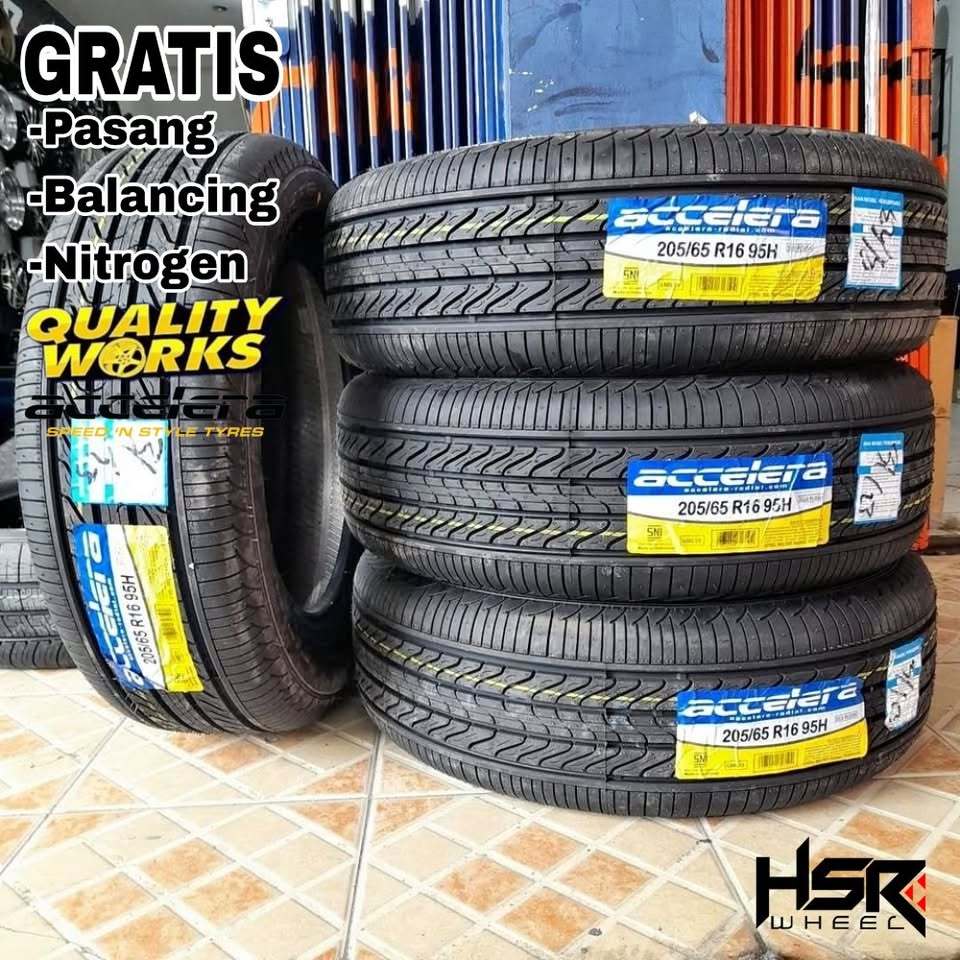 BAN MOBIL 205 65 R16 ACCELERA ECOPLUSH - BAN RING 16 UKURAN 205/65 R16 TUBLLES